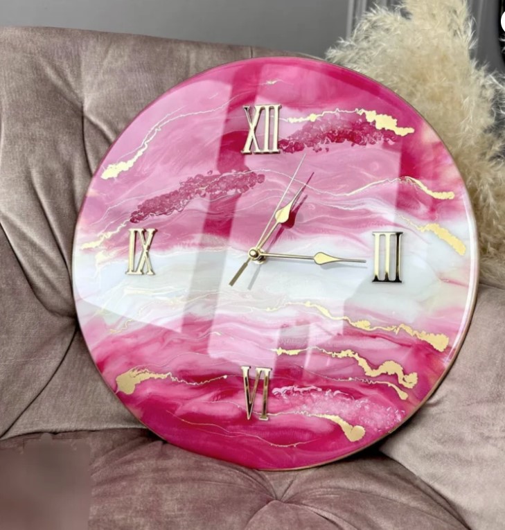 Epoxy Resin Wall Clock
